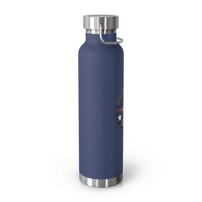 22oz Copper Bluestray Vacuum Bottle — Retro Campfire Logo Insulated Water Bottle