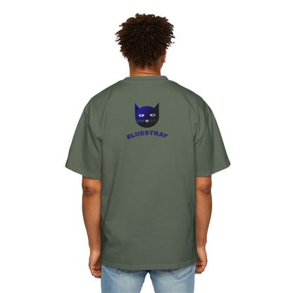 Bluestray Cat Tee — Graphic Men's Oversized T-Shirt