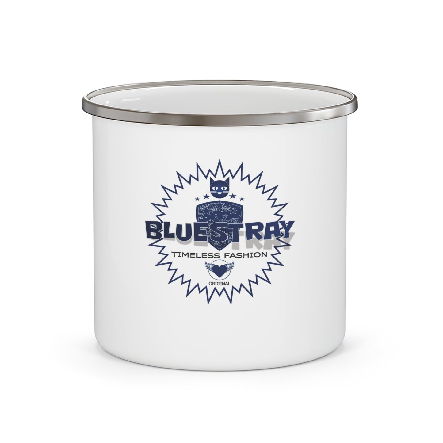 Enamel Camping Mug — Bluestray Vintage Logo Camp Cup