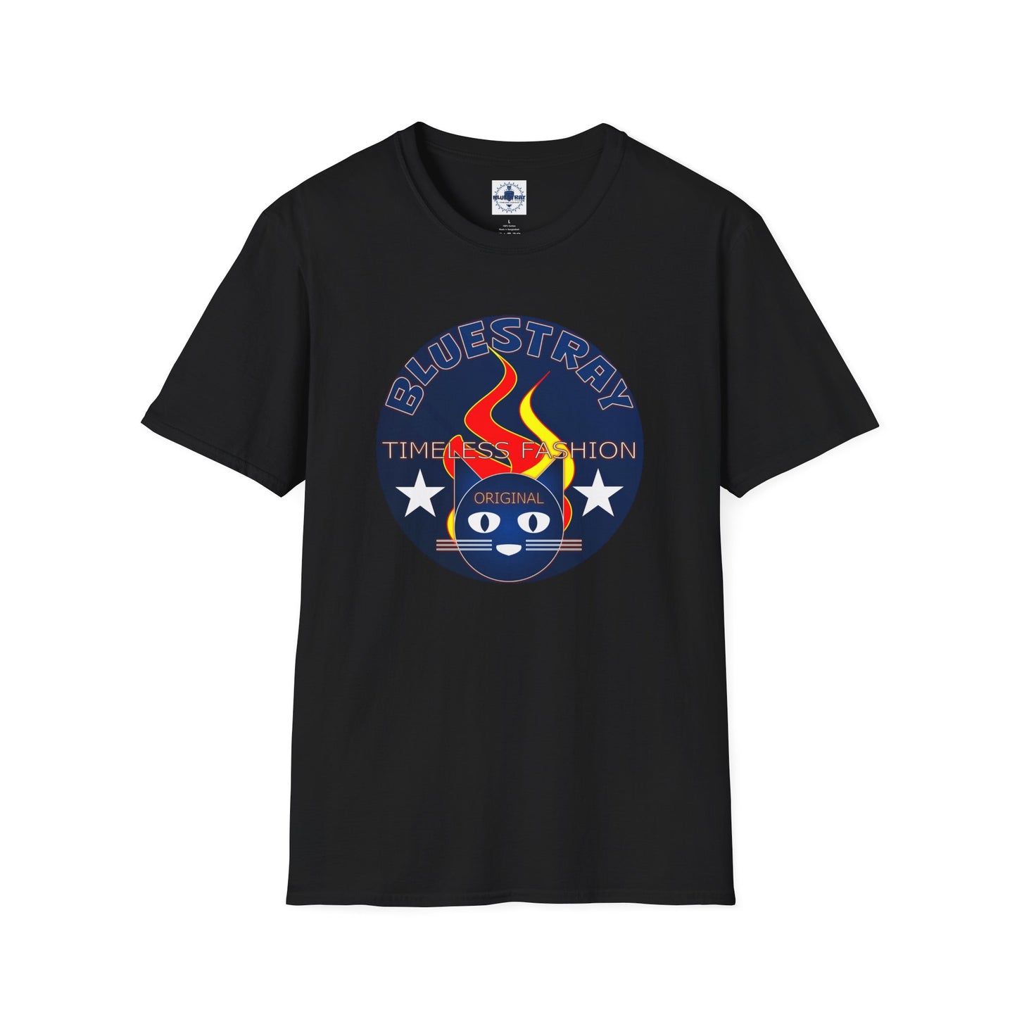 T-Shirt — Bluestary Timeless Fashion Graphic Tee (Flame Logo)