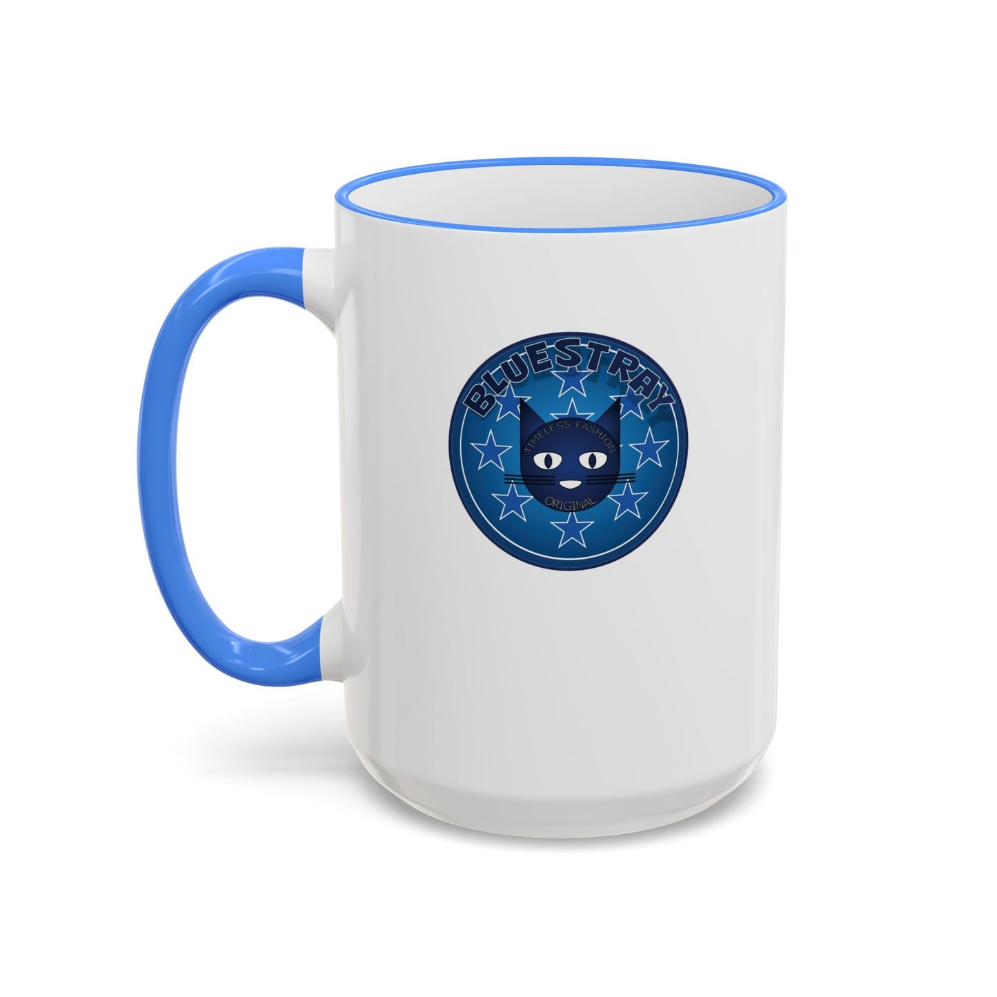 Bluestray Celtic Compass Accent Rim Mug — 11oz & 15oz Rustic Nautical Coffee Cup