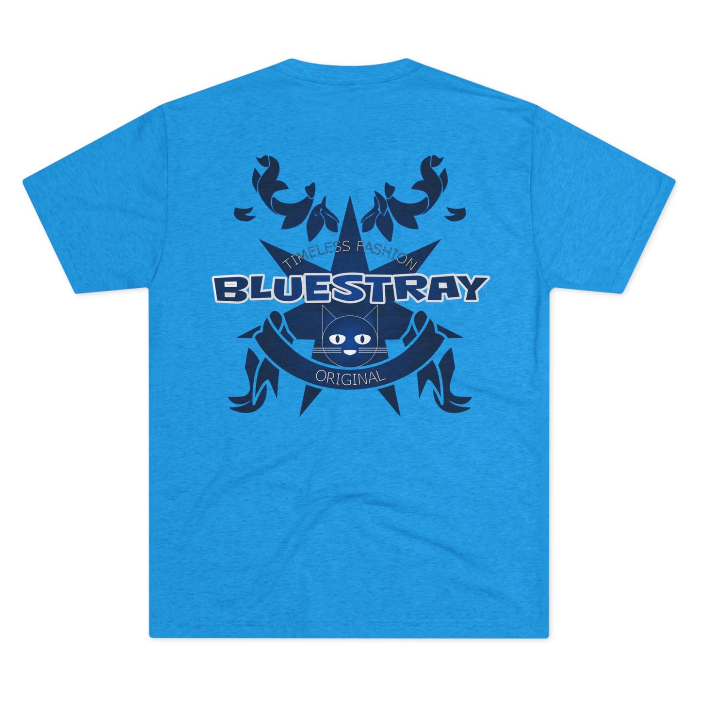 Bluestray Crab Graphic Tee — Nautical Cat Logo Short-Sleeve Shirt