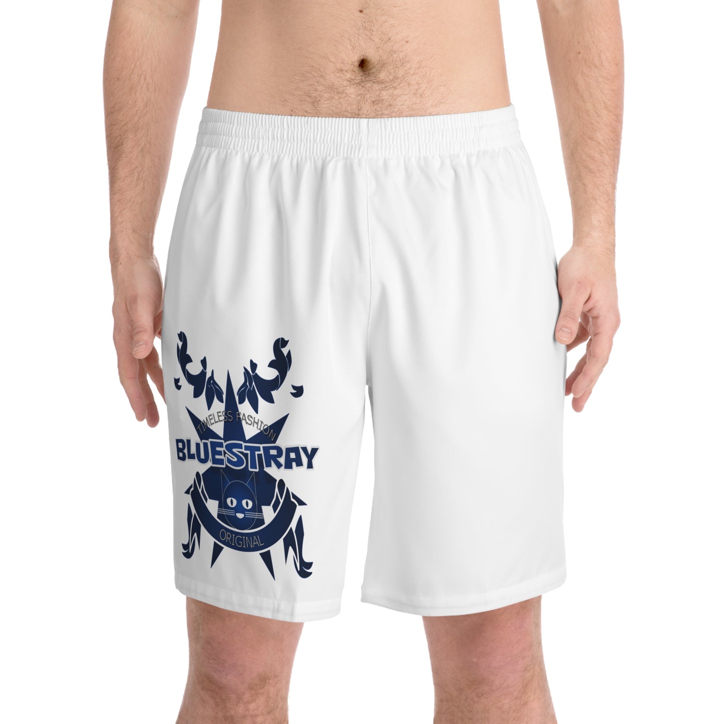 Beach Shorts — Bluestray Crab Logo Elastic Swim Trunks