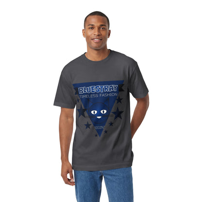 Bluestray Timeless Fashion Tee — Vintage Cat Triangle Logo T‑Shirt