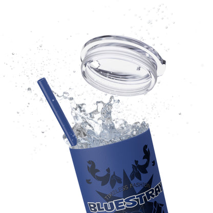 Bluestray Crab Skinny Tumbler — 20oz Stainless Travel Cup with Straw