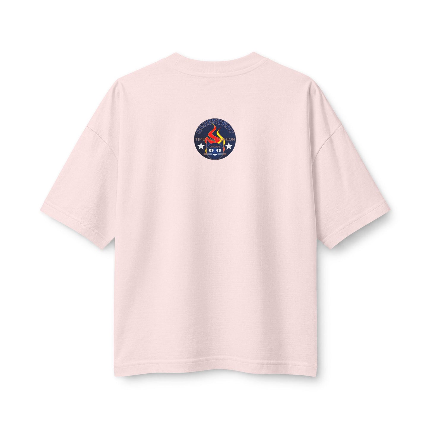 Bluestray Flame Mascot T-Shirt — Retro Campfire Logo Tee