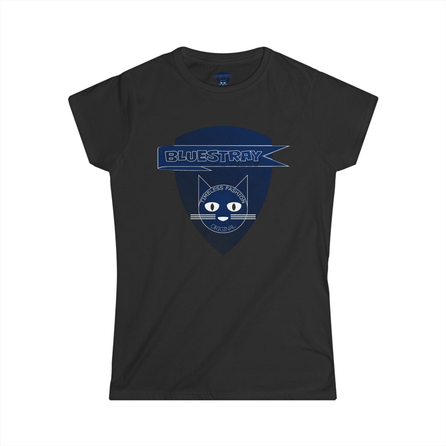 Bluestray Cat Logo Tee — Women's Graphic T-Shirt