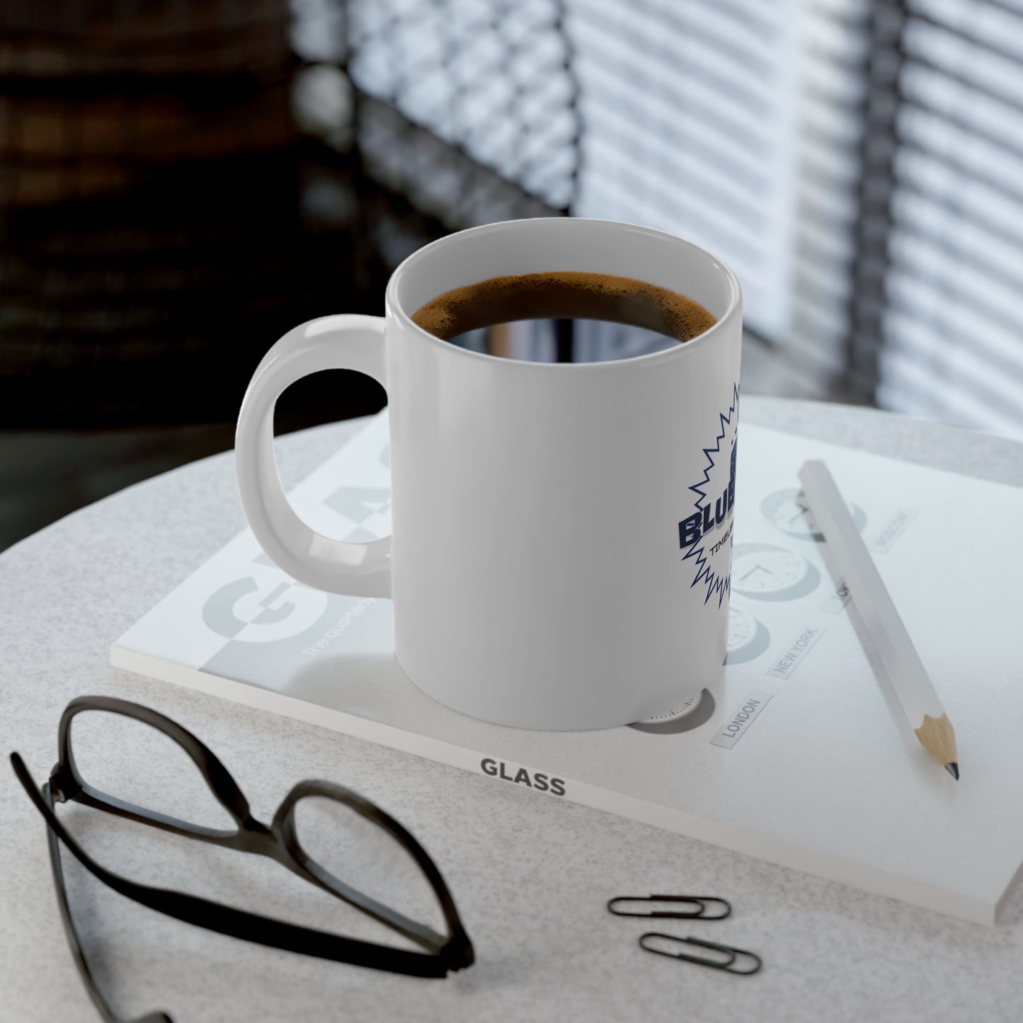 20oz Jumbo Mug - Bluestray Vintage Crest Coffee Cup (Timeless Fashion)