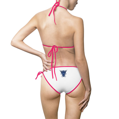 Navy Crown Bluestray Triangle Bikini — Women's Tie-Side Swimsuit