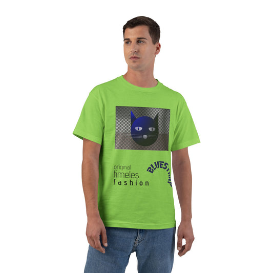 Bluestray Cat Graphic T-Shirt — 'BluesTown' Fashion Tee