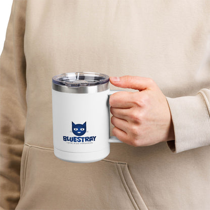 15oz Insulated Mug — Bluestray Cat Logo Travel Tumbler