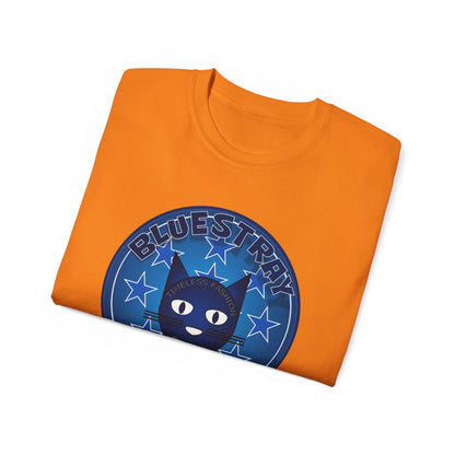 Bluestray Cat T‑Shirt — Blue Star Graphic Tee