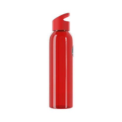 Bluestray Logo Water Bottle — Clear Reusable Bottle with Star & Flame Emblem
