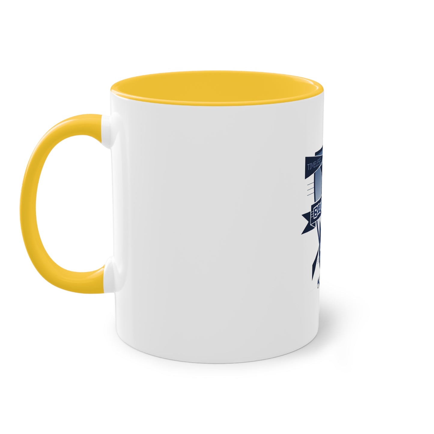 Bluestray Cat Crest Coffee Mug — Two-Tone 11oz