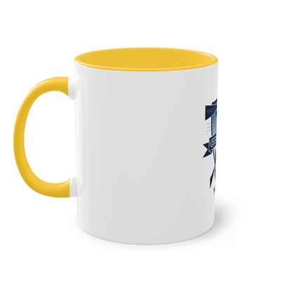 Bluestray Cat Crest Coffee Mug — Two-Tone 11oz