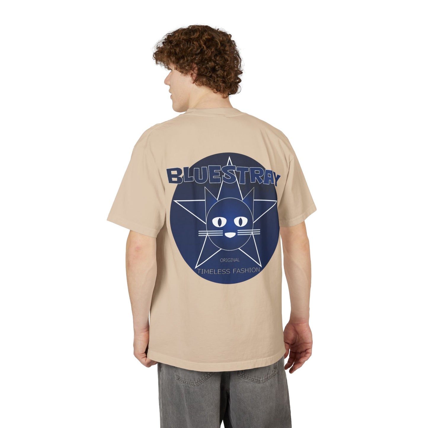 Bluestray Star Cat T-Shirt — Retro Graphic Tee