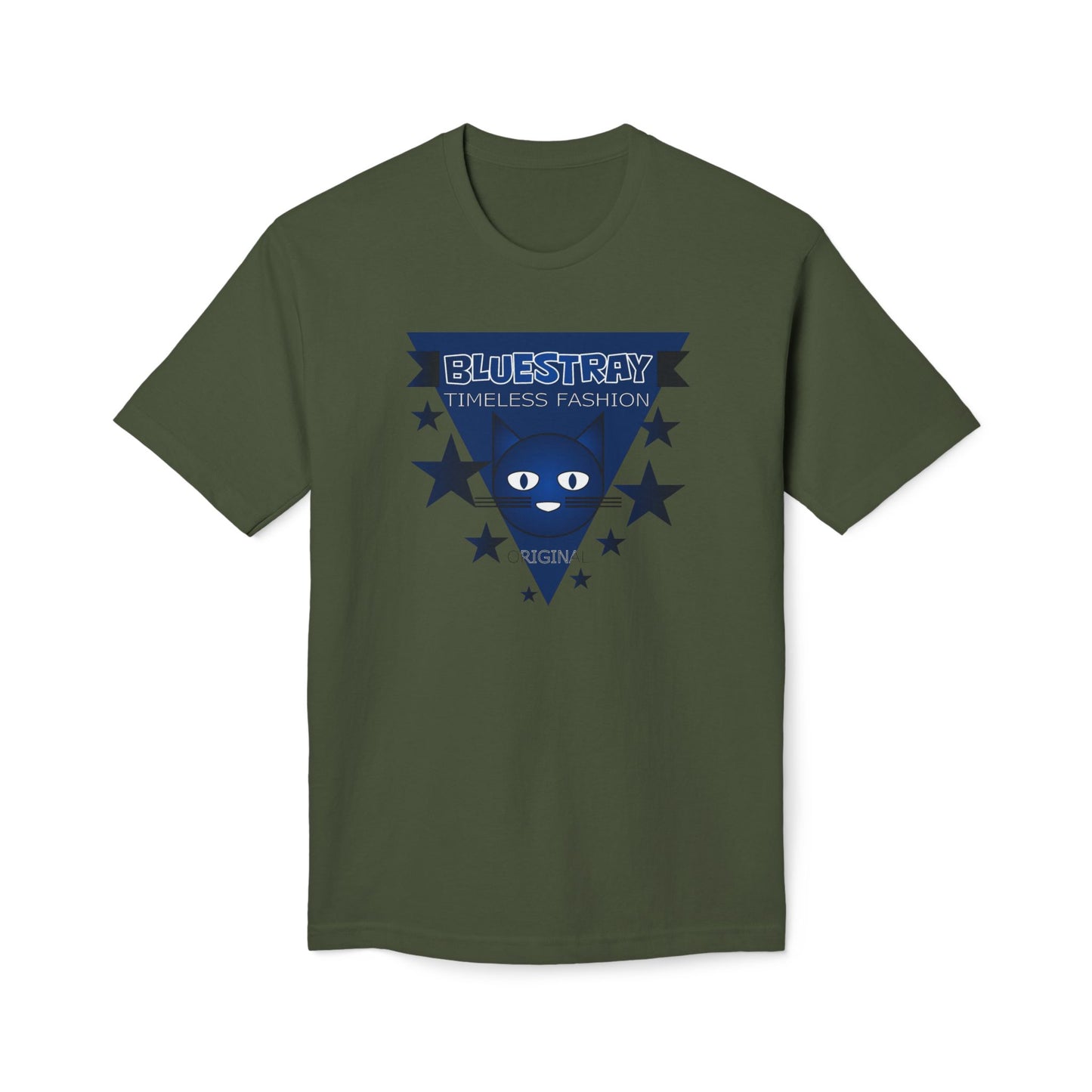 Bluestray Triangle Graphic T-Shirt — Timeless Fashion Cat Eyes Design
