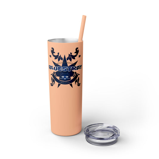 Bluestray Crab Skinny Tumbler — 20oz Stainless Travel Cup with Straw