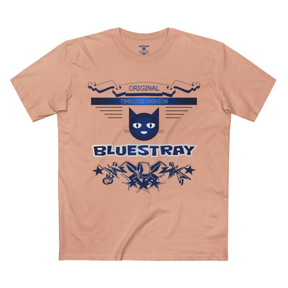 Bluestray Graphic Tee — Retro Cat Logo T-Shirt