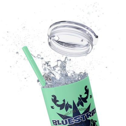 Bluestray Crab Skinny Tumbler — 20oz Stainless Travel Cup with Straw