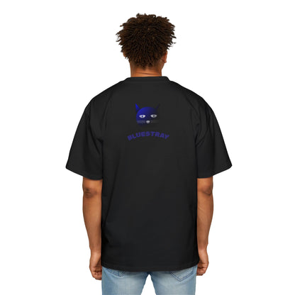 Bluestray Cat Tee — Graphic Men's Oversized T-Shirt
