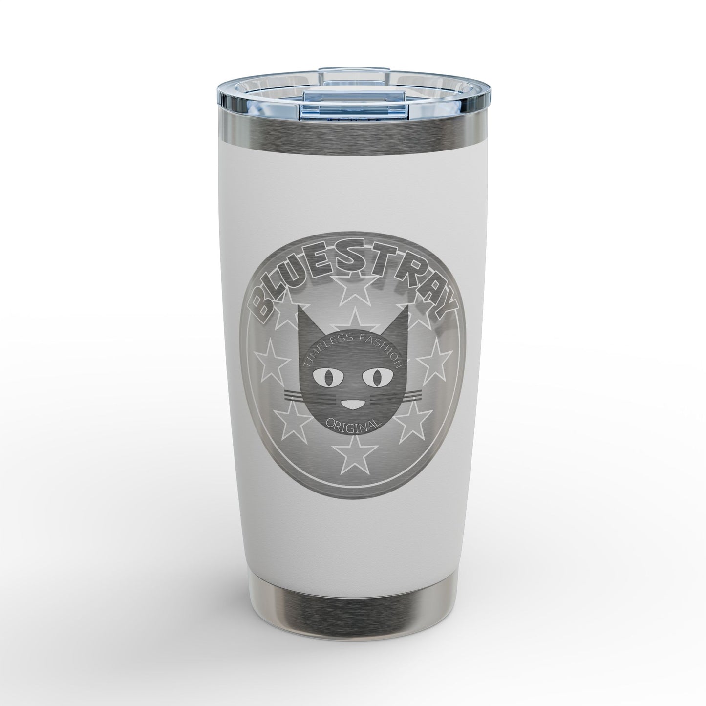 Engraved 20oz Tumbler — Bluestray Cat Logo Stainless Travel Mug