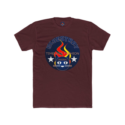 Retro Cat Flame Logo Tee — Bluestay Time & Motion Graphic T-Shirt