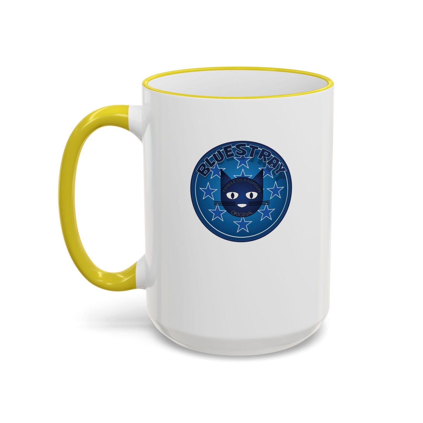 Bluestray Celtic Compass Accent Rim Mug — 11oz & 15oz Rustic Nautical Coffee Cup