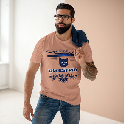Bluestray Graphic Tee — Retro Cat Logo T-Shirt