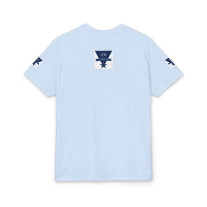 Bluestray Cat Graphic T-Shirt — Retro Star Logo Tee