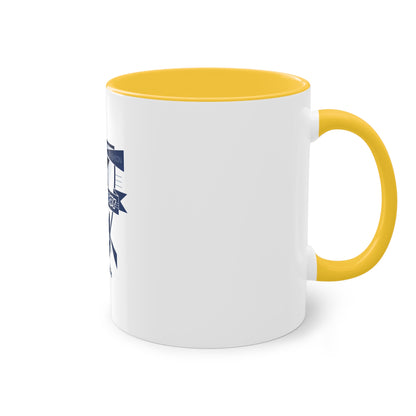 Bluestray Cat Crest Coffee Mug — Two-Tone 11oz