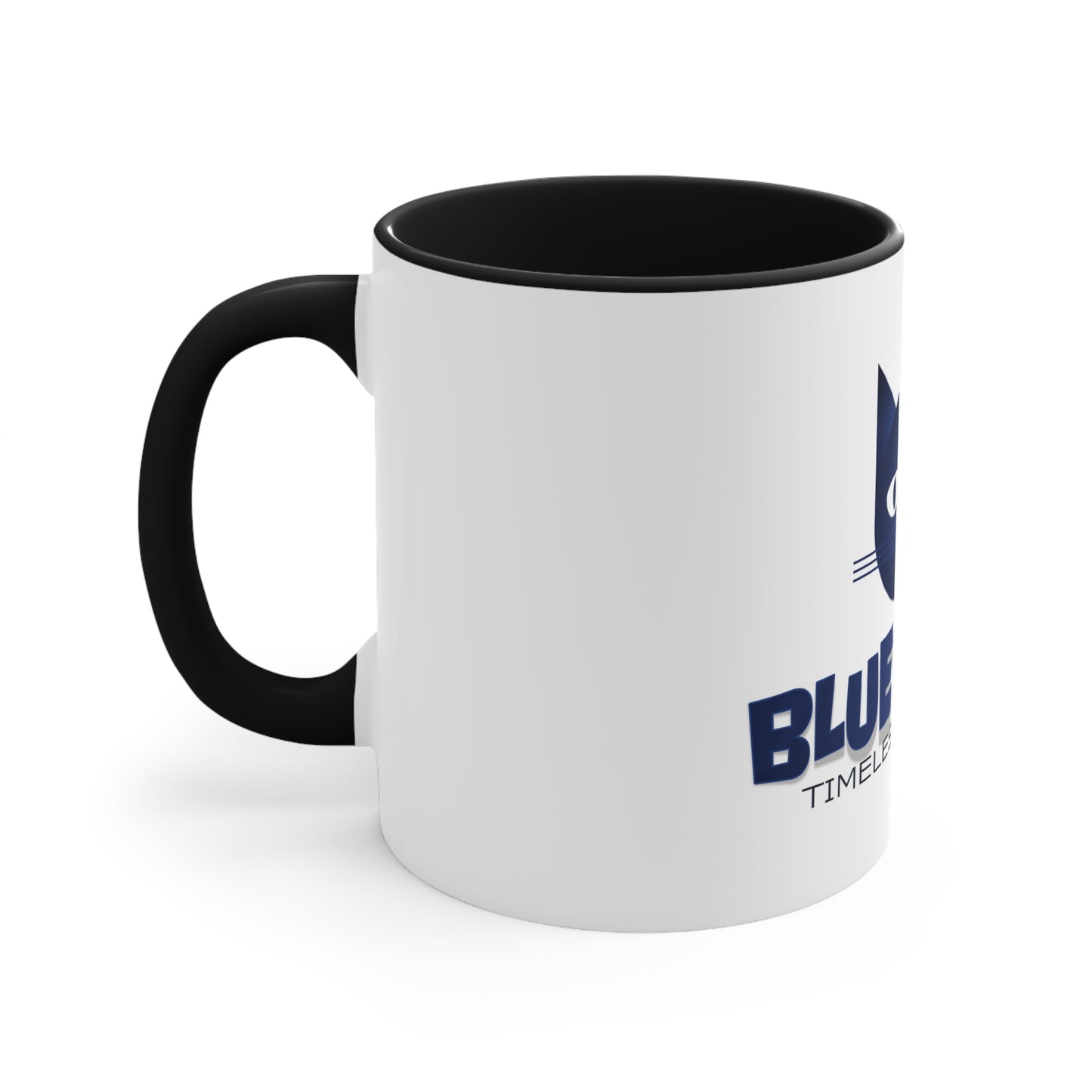 Accent Mug — Bluestray Cat Logo Coffee Cup