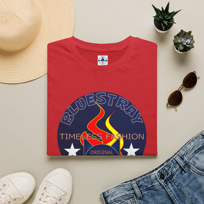 T-Shirt — Bluestary Timeless Fashion Graphic Tee (Flame Logo)