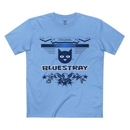 Bluestray Graphic Tee — Retro Cat Logo T-Shirt