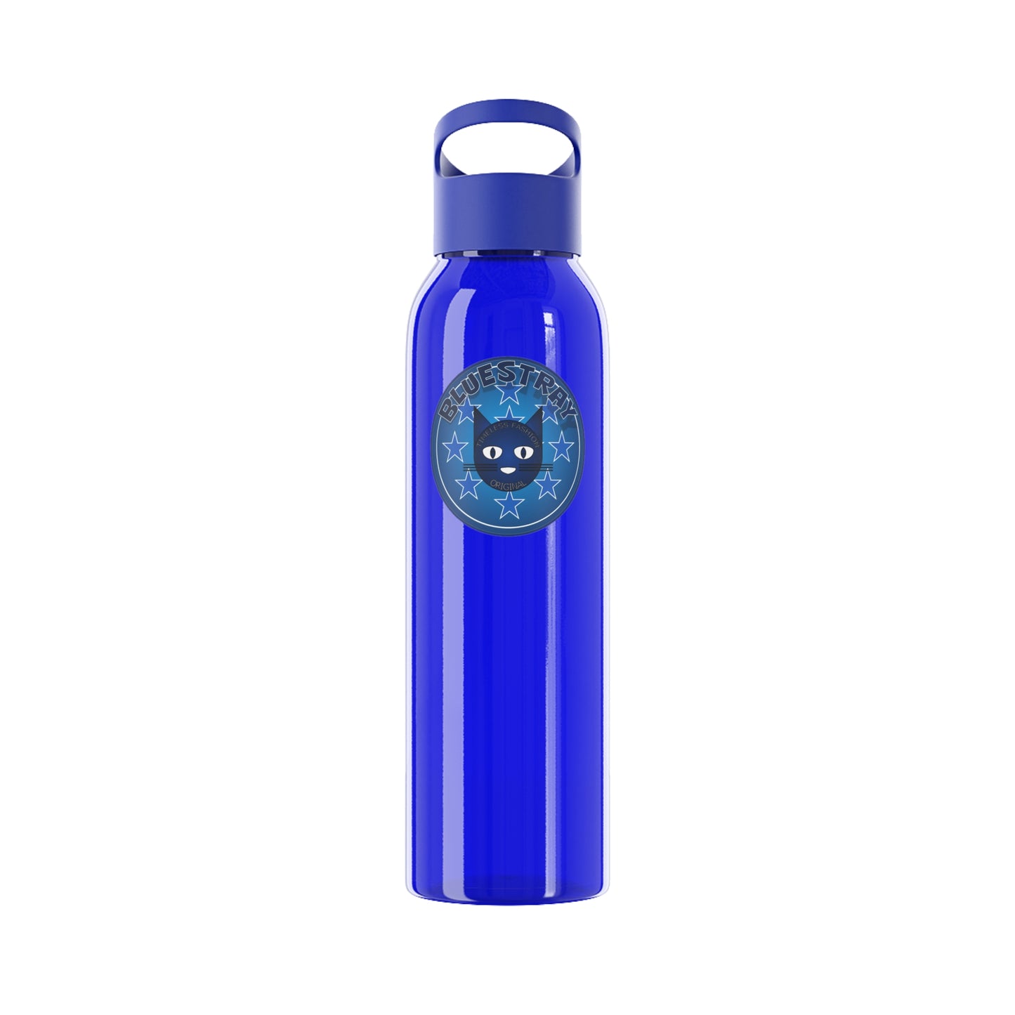 Bluestray Cat Water Bottle — Cute Sky-Themed Reusable Bottle