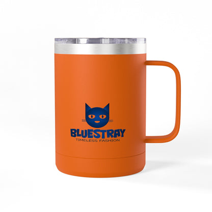15oz Insulated Mug — Bluestray Cat Logo Travel Tumbler