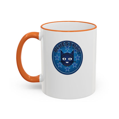 Bluestray Celtic Compass Accent Rim Mug — 11oz & 15oz Rustic Nautical Coffee Cup