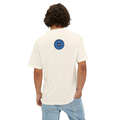 Blue Cat Stars Tee — "Bluestray" Graphic T-Shirt