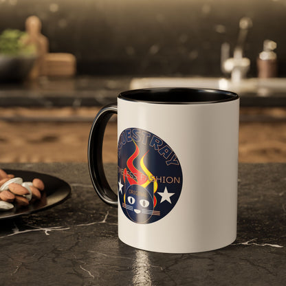 Bluestray Cat Logo Mug — Colorful 11oz/15oz Ceramic Coffee Cup