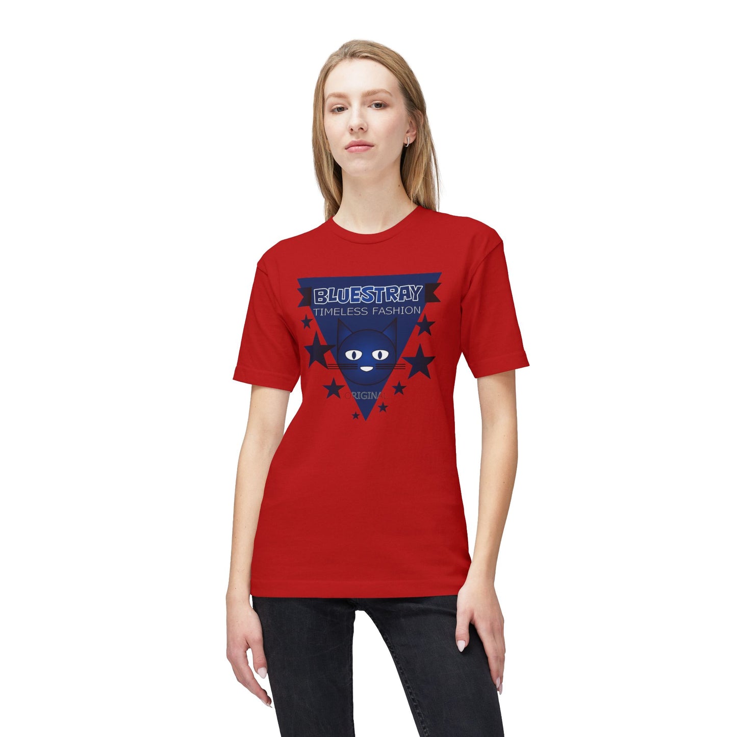 Bluestray Triangle Graphic T-Shirt — Timeless Fashion Cat Eyes Design