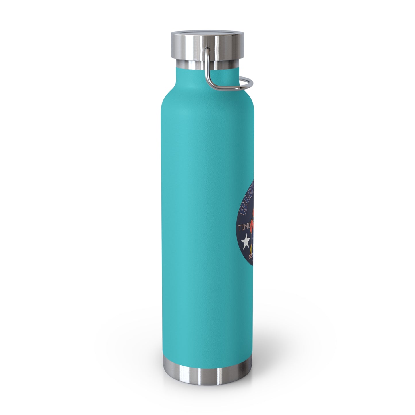 22oz Copper Bluestray Vacuum Bottle — Retro Campfire Logo Insulated Water Bottle