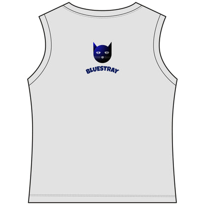 Bluestray Cat V-Neck Tank — Women's Sleeveless Graphic Tee