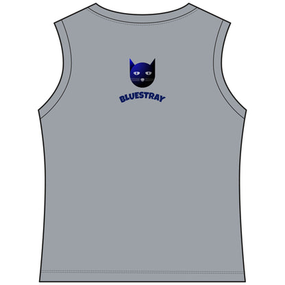 Bluestray Cat V-Neck Tank — Women's Sleeveless Graphic Tee