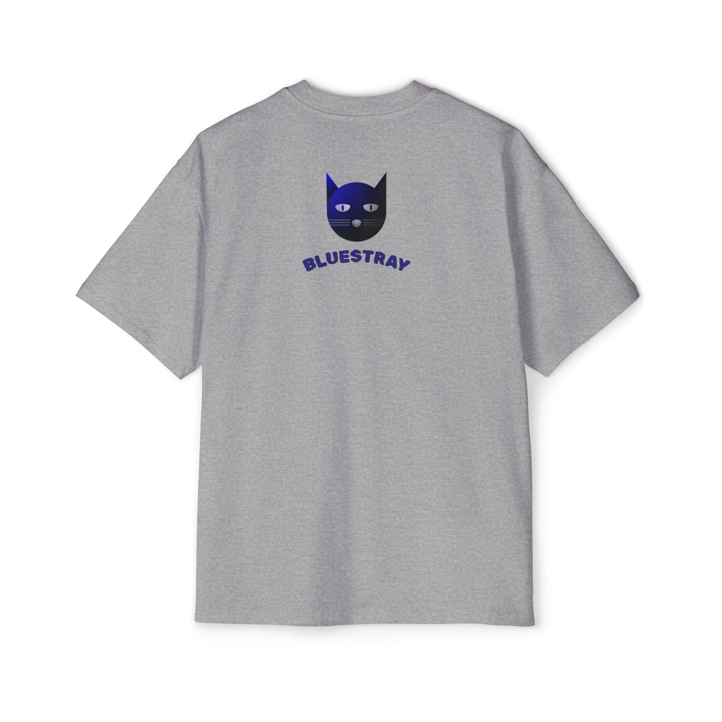 Bluestray Cat Tee — Graphic Men's Oversized T-Shirt
