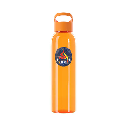 Sky Water Bottle — Clear Reusable Bottle with Nautical Bluestray Logo