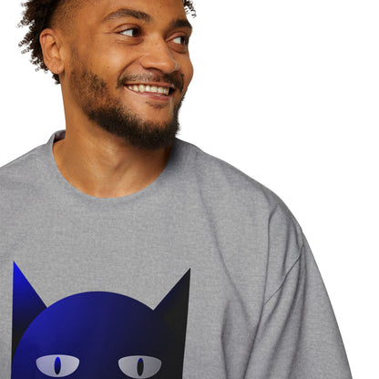 Bluestray Cat Tee — Graphic Men's Oversized T-Shirt