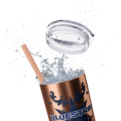 Bluestray Crab Skinny Tumbler — 20oz Stainless Travel Cup with Straw