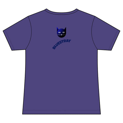 Bluestray Cat V-Neck Tee — Women's Graphic Cat Shirt