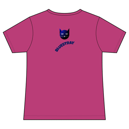 Bluestray Cat V-Neck Tee — Women's Graphic Cat Shirt