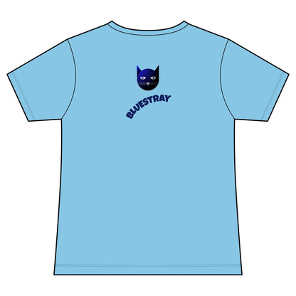 Bluestray Cat V-Neck Tee — Women's Graphic Cat Shirt